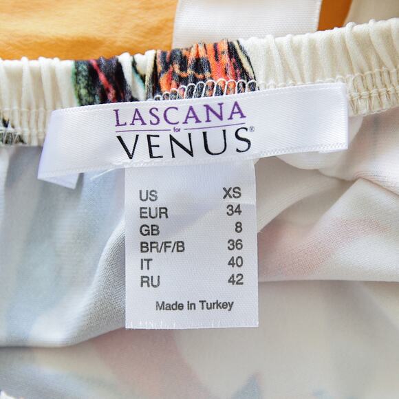 VENUS LASCANA Off-shoulder tropical Maxi dress size XS - Picture 4 of 8